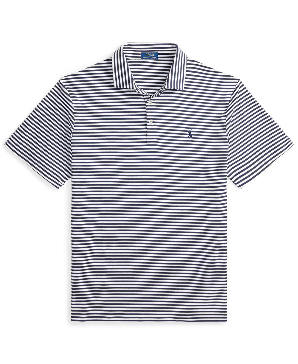 Men's Big & Tall Striped Polo Shirt