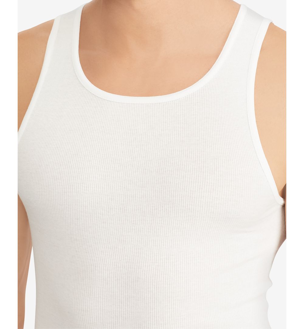 Men's 5-Pack Cotton Undershirt Tank Tops