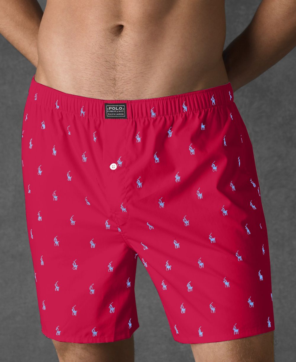 Men's Allover Pony Woven Boxers