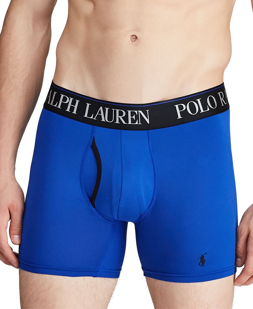 Men's 3-Pack 4-D Flex Cool Microfiber Boxer Briefs