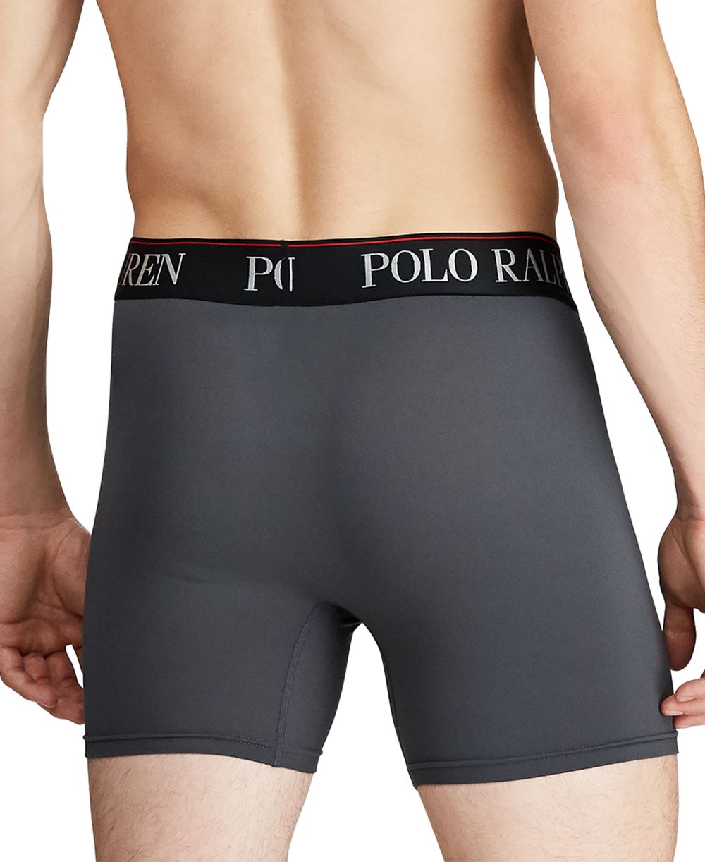 Men's 3-Pack 4-D Flex Cool Microfiber Boxer Briefs