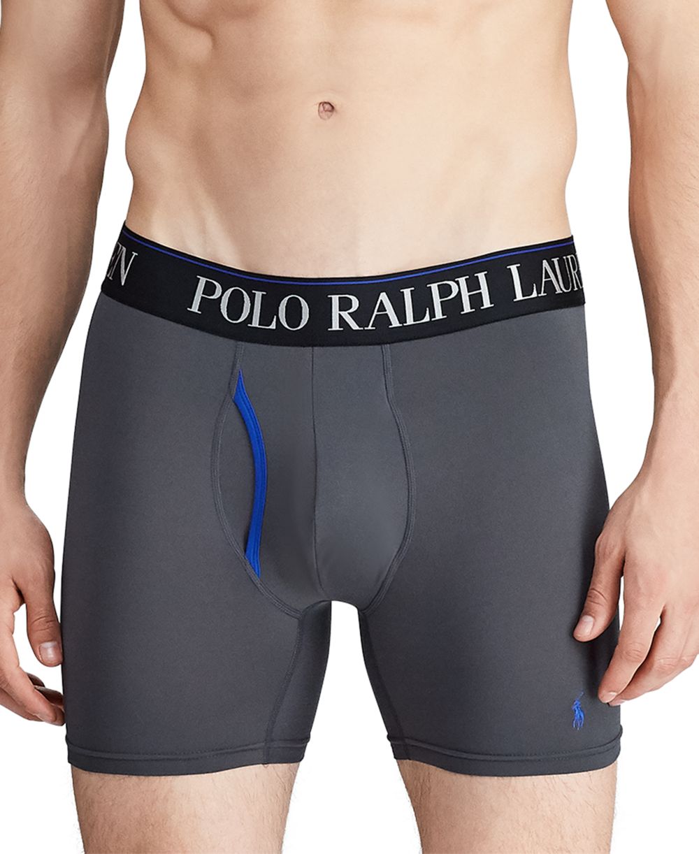 Men's 3-Pack 4-D Flex Cool Microfiber Boxer Briefs