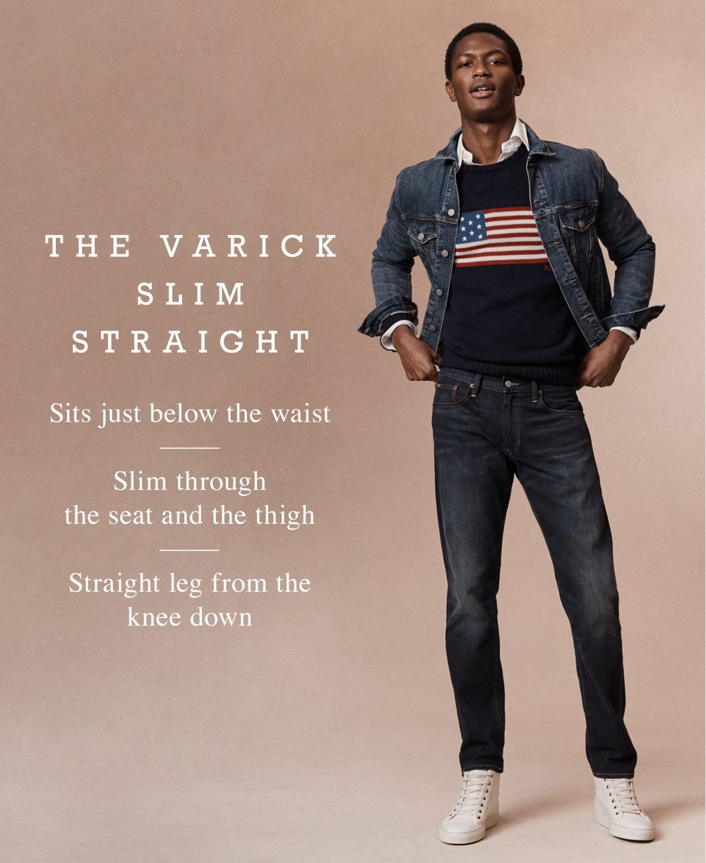 Men's Varick Slim Straight Jeans