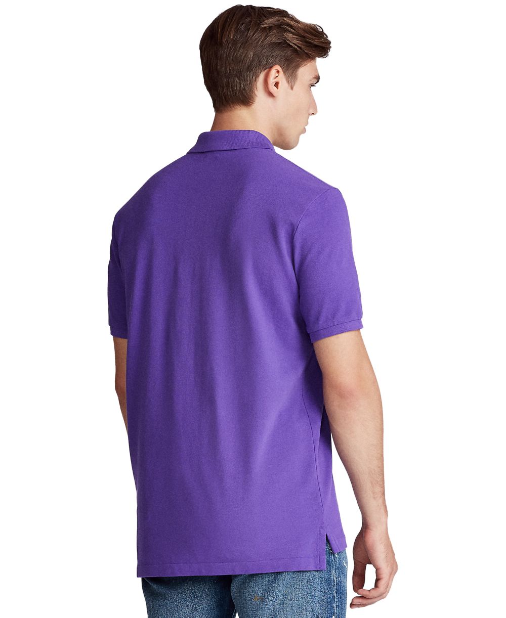 Men's Cotton Custom Slim Fit Mesh Polo Shirt
