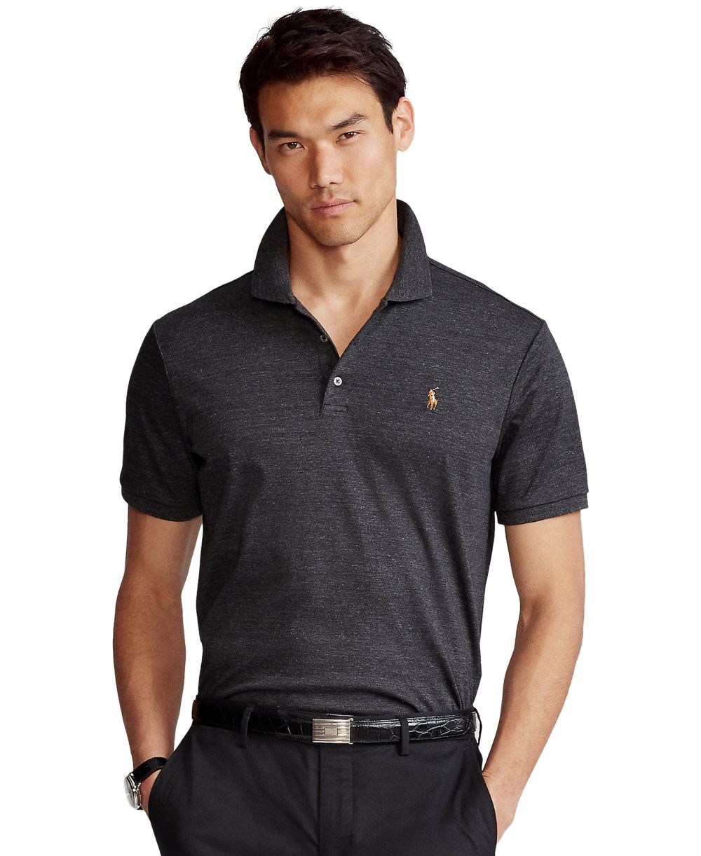 Men's Classic Fit Soft Cotton Polo Shirt