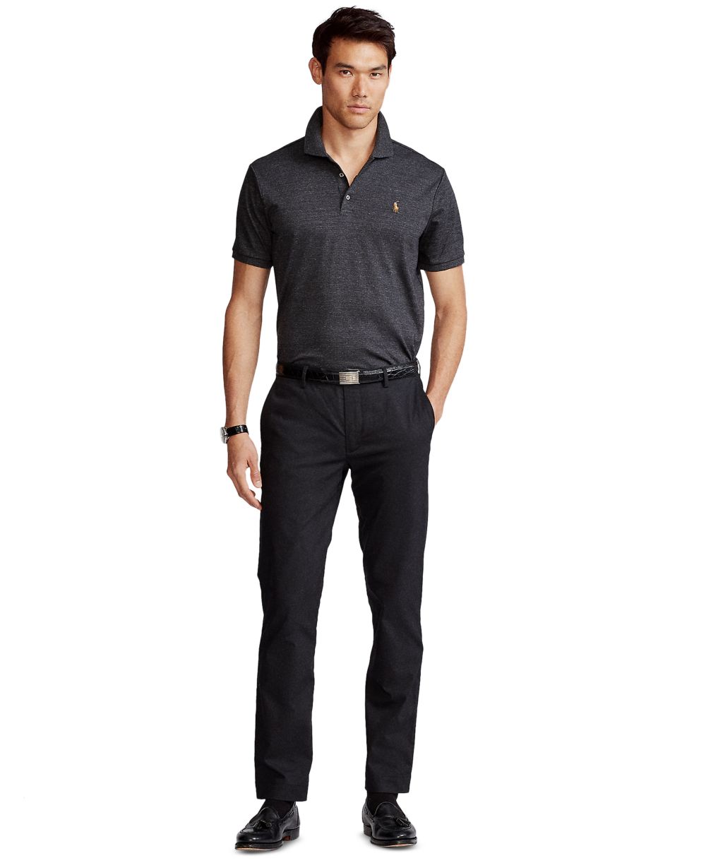 Men's Classic Fit Soft Cotton Polo Shirt
