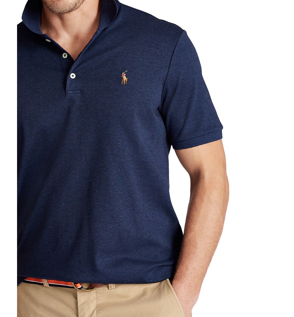 Men's Classic Fit Soft Cotton Polo Shirt