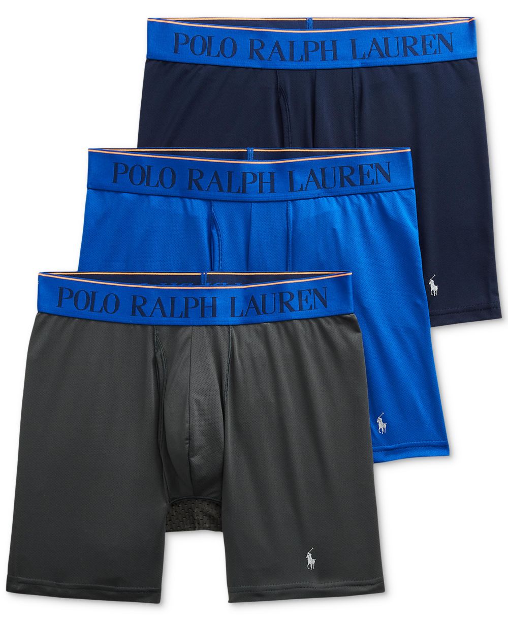 Men's 3-Pack Flex Performance Air Boxer Briefs