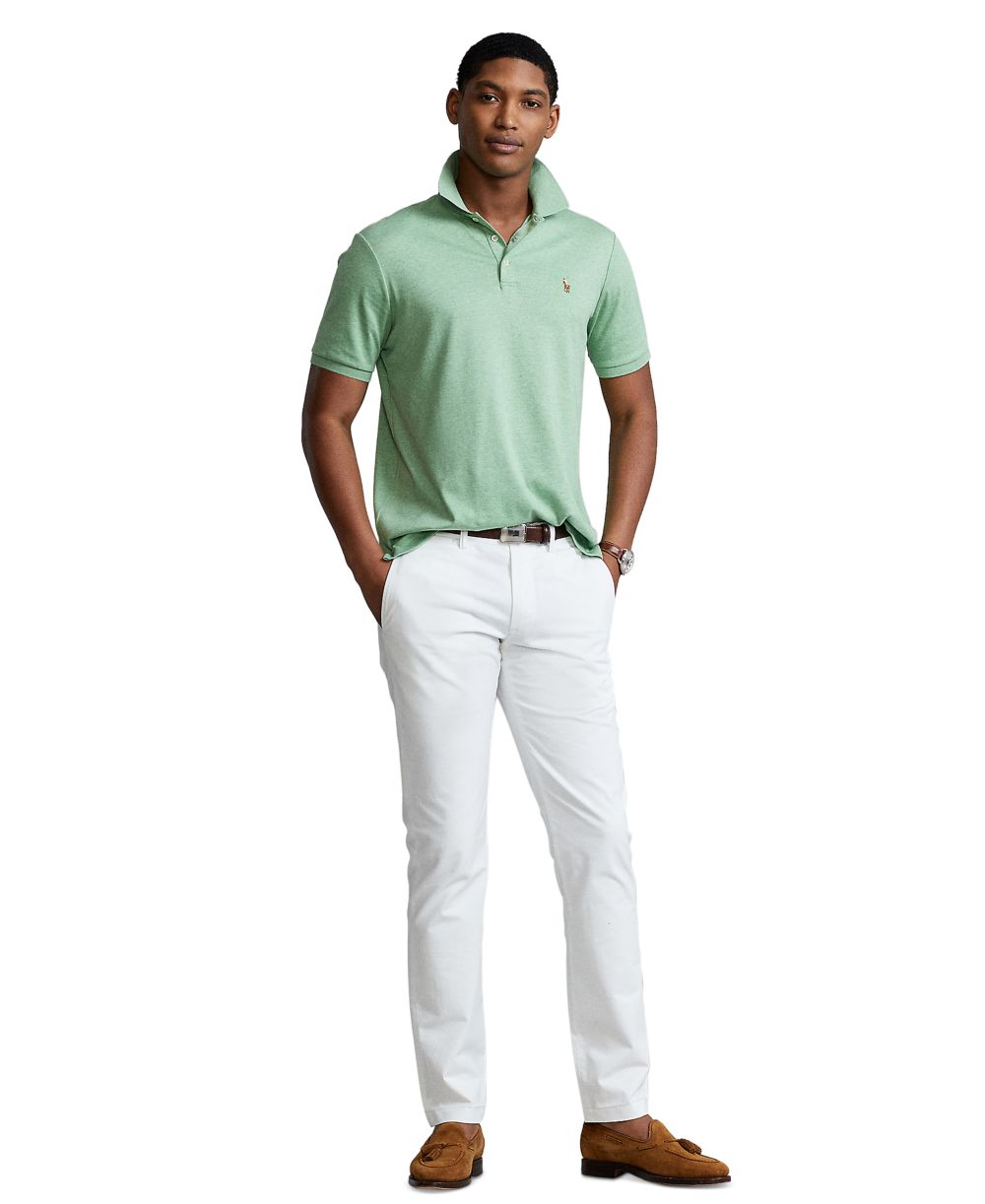 Men's Classic Fit Soft Cotton Polo Shirt