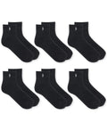 Men's 6-Pack Performance Sport Quarter Socks