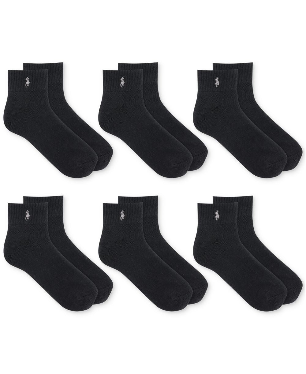 Men's 6-Pack Performance Sport Quarter Socks