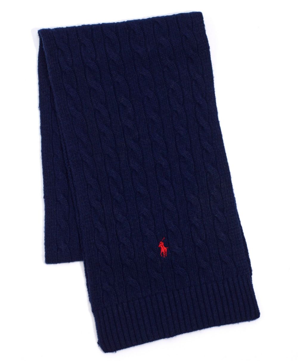 Men's Classic Cable Scarf
