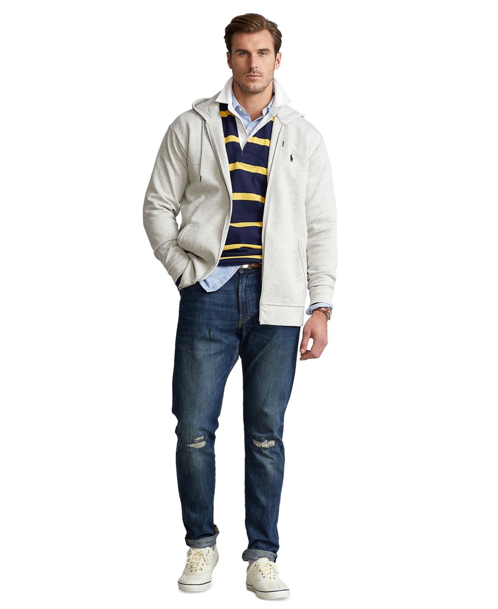 Men's Big & Tall Double-Knit Full-Zip Hoodie