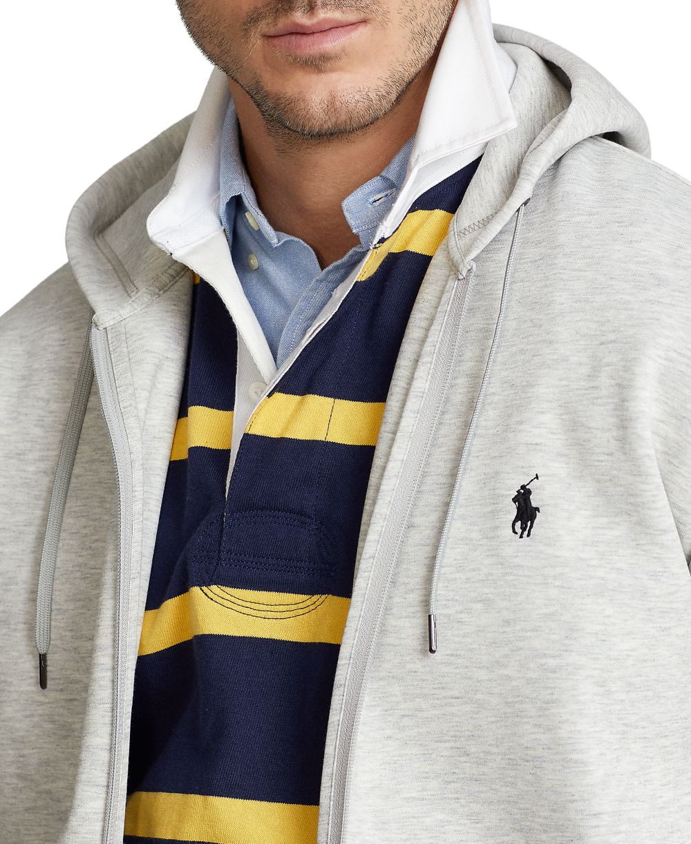 Men's Big & Tall Double-Knit Full-Zip Hoodie