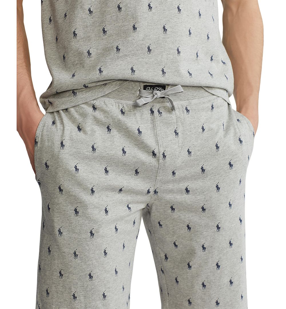 Men's Cotton Logo Pajama Shorts