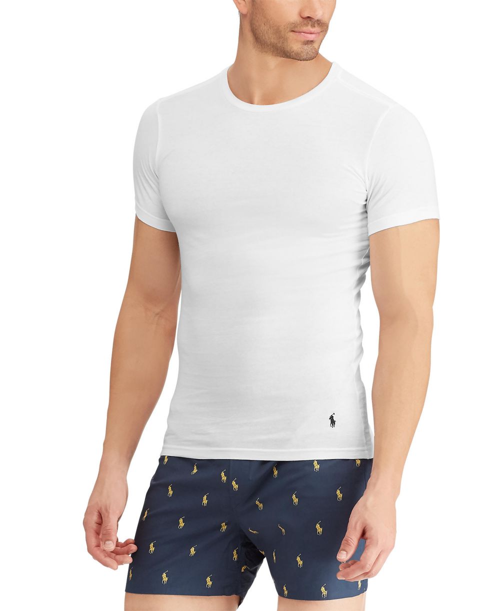 Men's 3-Pack Slim Fit Crewneck Undershirt