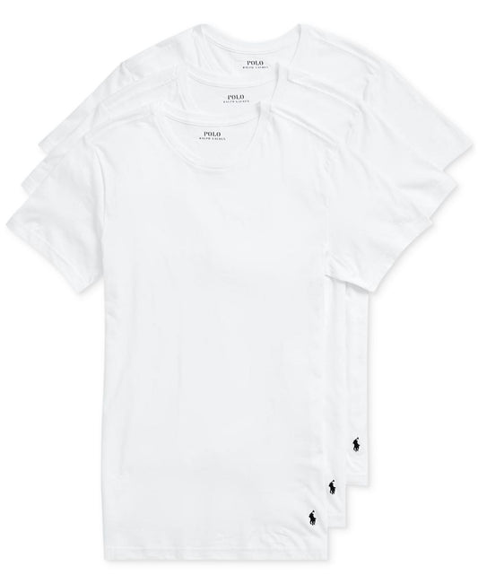 Men's 3-Pack Slim Fit Crewneck Undershirt