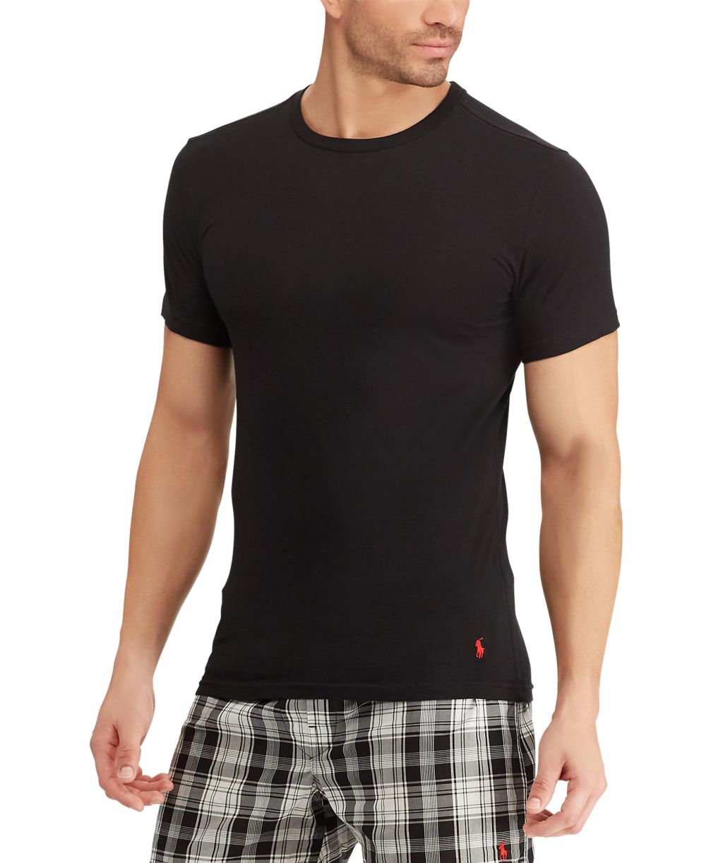 Men's 3-Pack Slim Fit Crewneck Undershirt