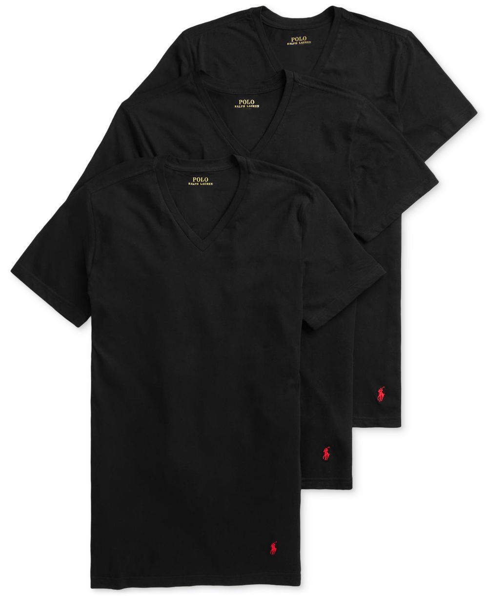 Men's 3-Pack Slim Fit V-Neck Undershirts