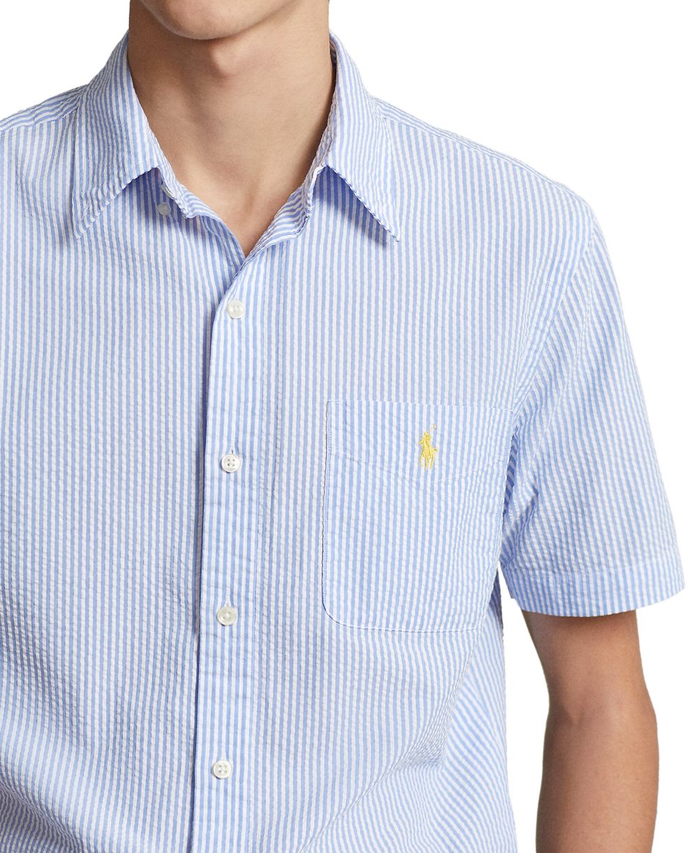 Men's RL Prepster Classic-Fit Seersucker Shirt
