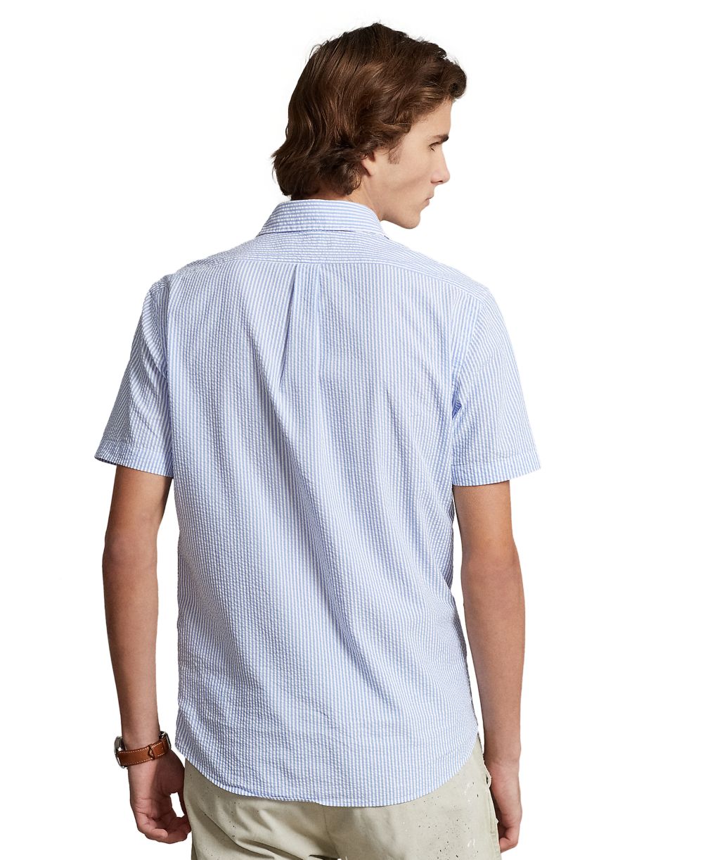 Men's RL Prepster Classic-Fit Seersucker Shirt