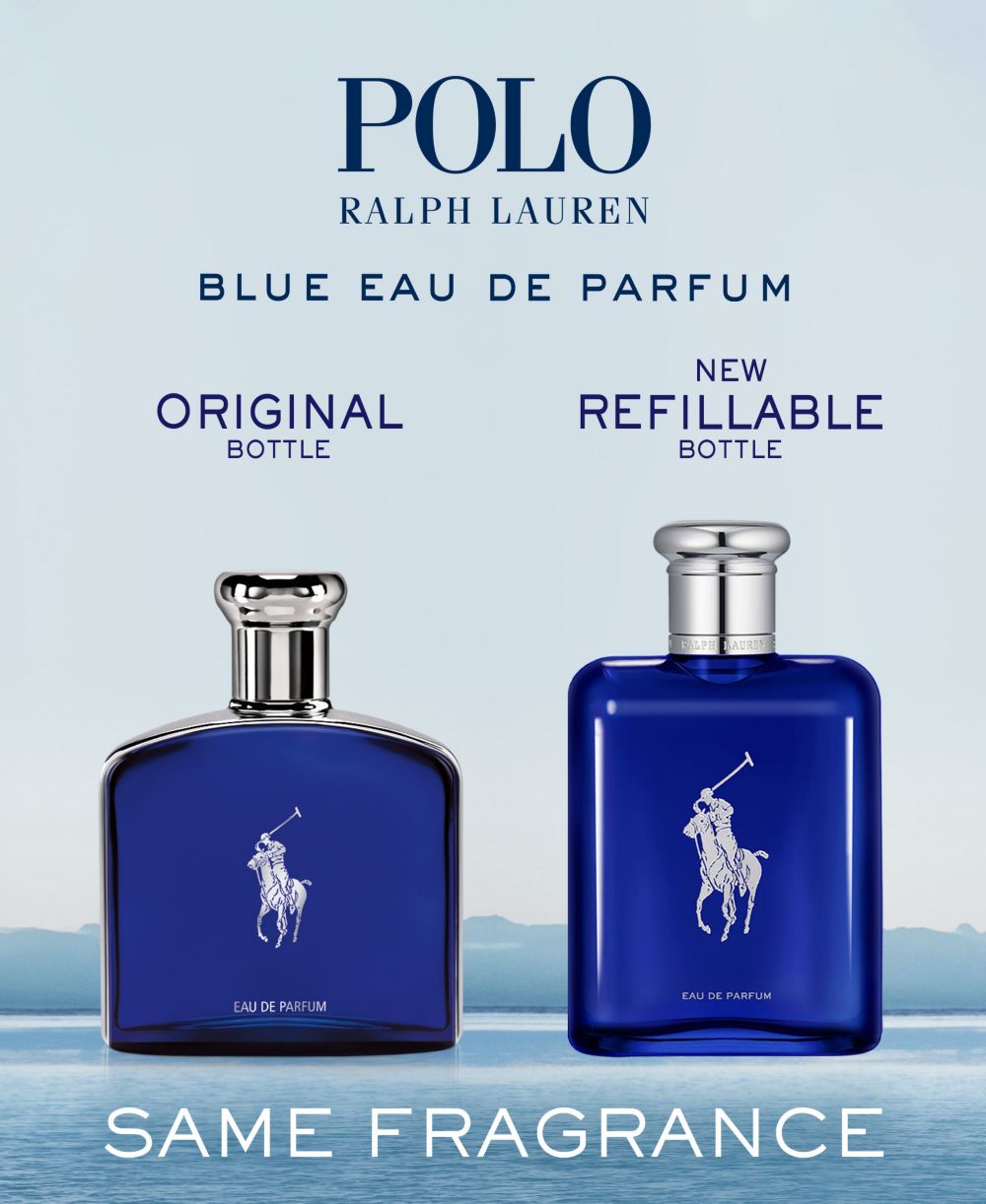 Polo Blue Eau de Parfum Spray, 4.2 oz.