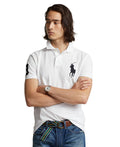 Men's Big Pony Custom Slim-Fit Mesh Polo Shirt