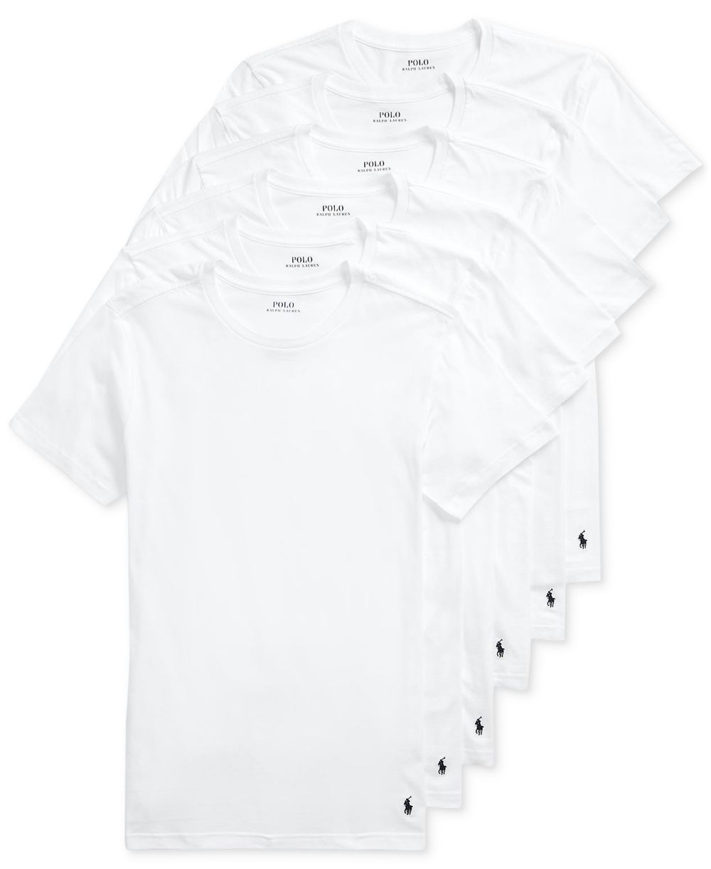 Men's 5+1 Bonus Pack Classic-Fit Crewneck Undershirts Pack