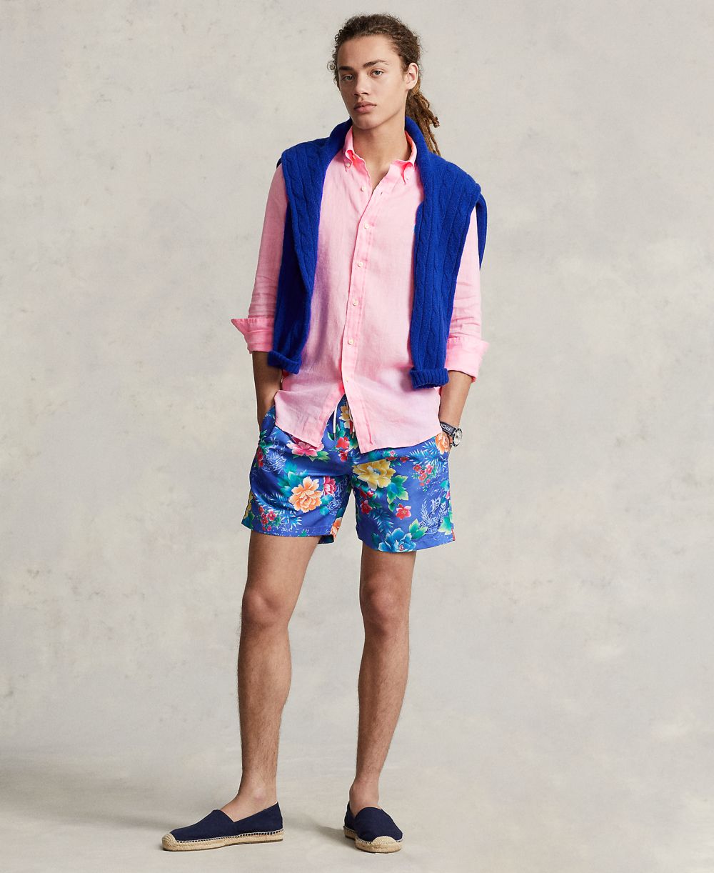Men's Classic-Fit Linen Shirt