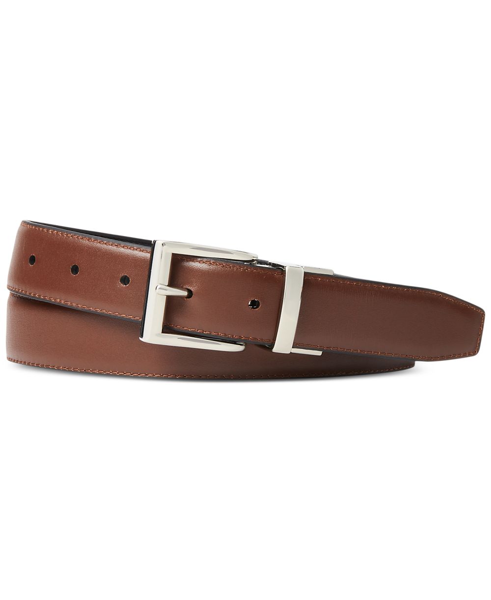 Men's Reversible Leather Dress Belt