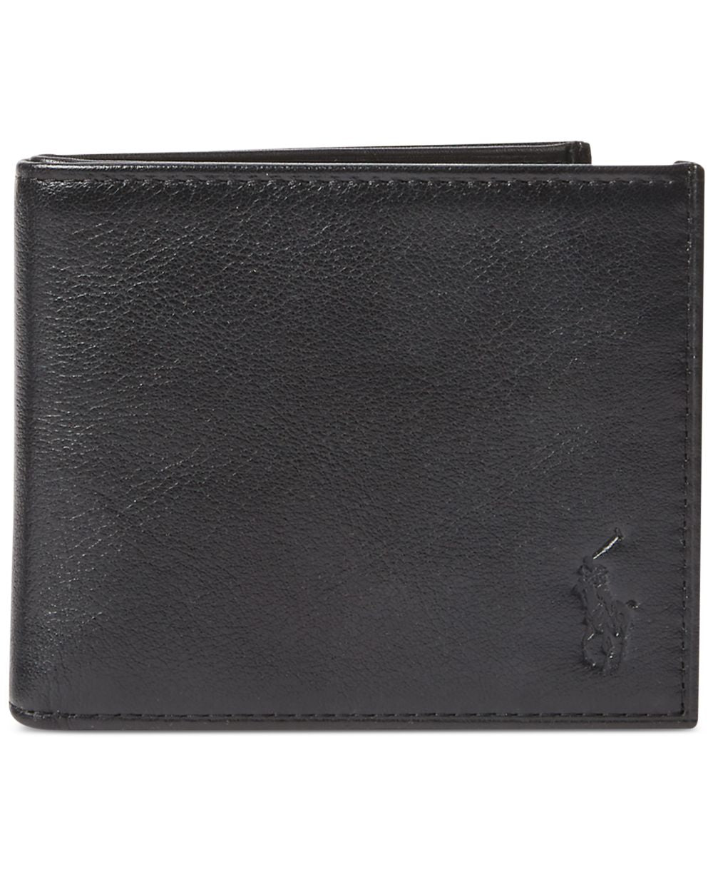 Men's Pebbled Leather Billfold
