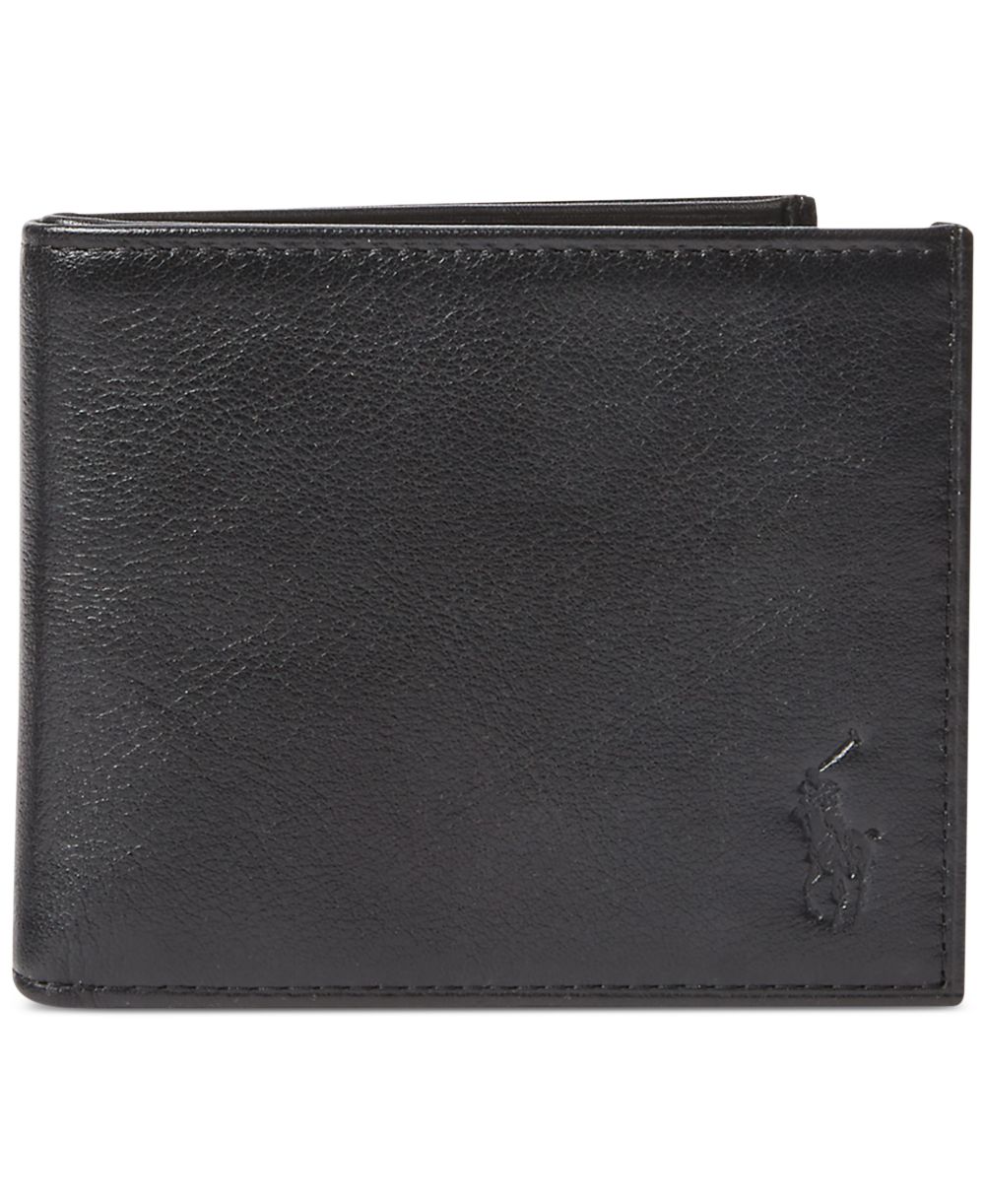 Men's Pebbled Leather Billfold