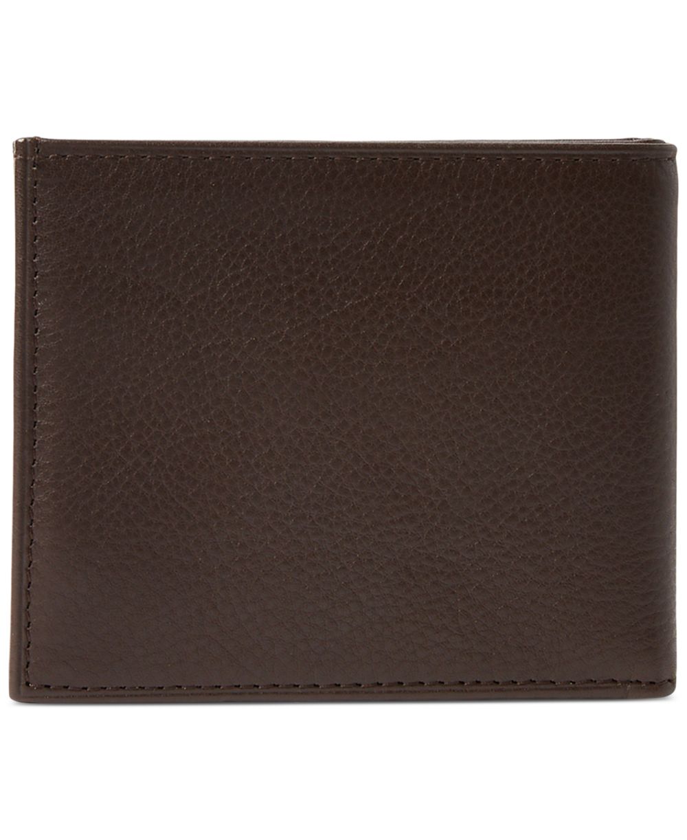 Men's Pebbled Leather Billfold