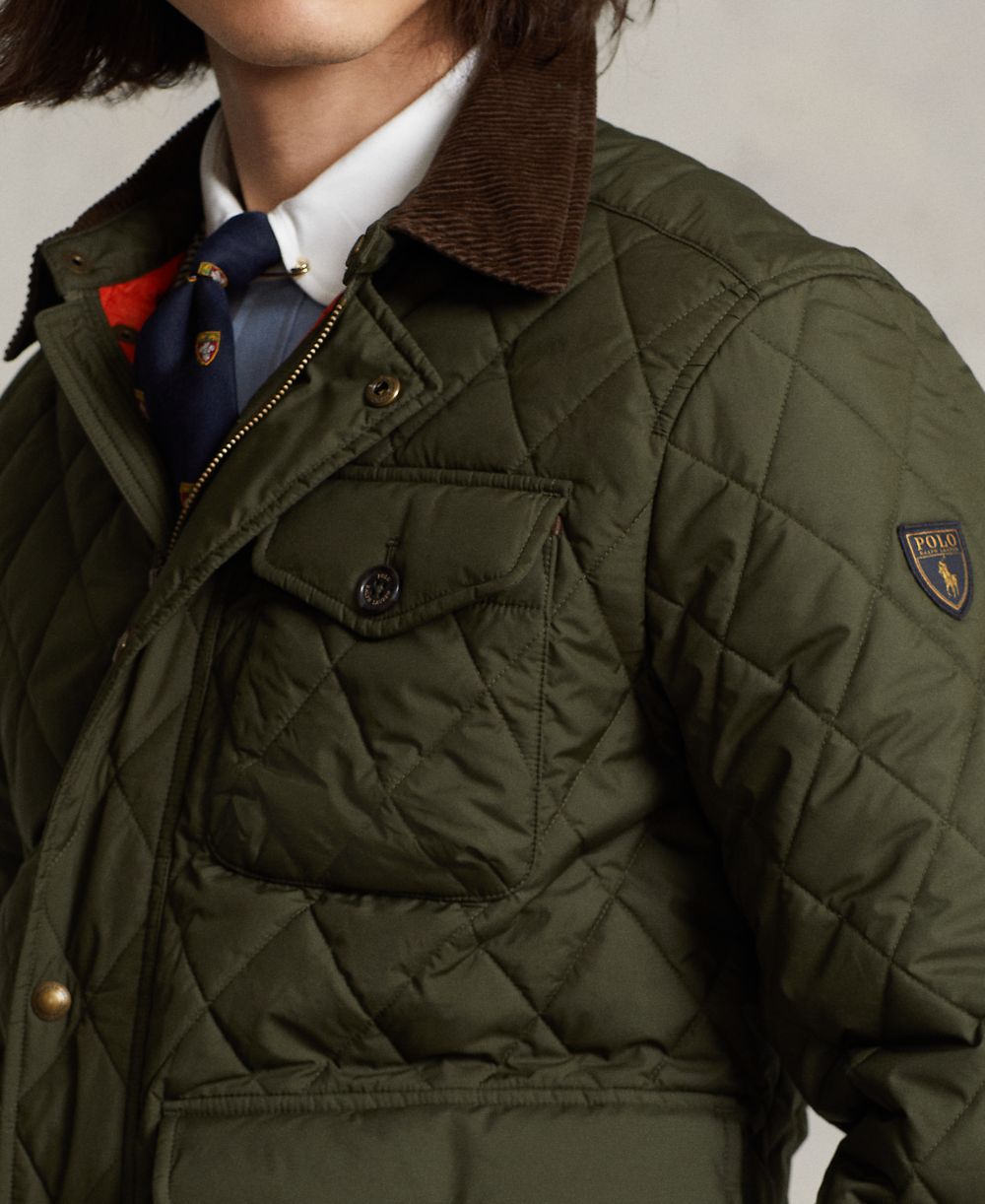 Men's Beaton Quilted Water-Repellent Full-Zip Jacket