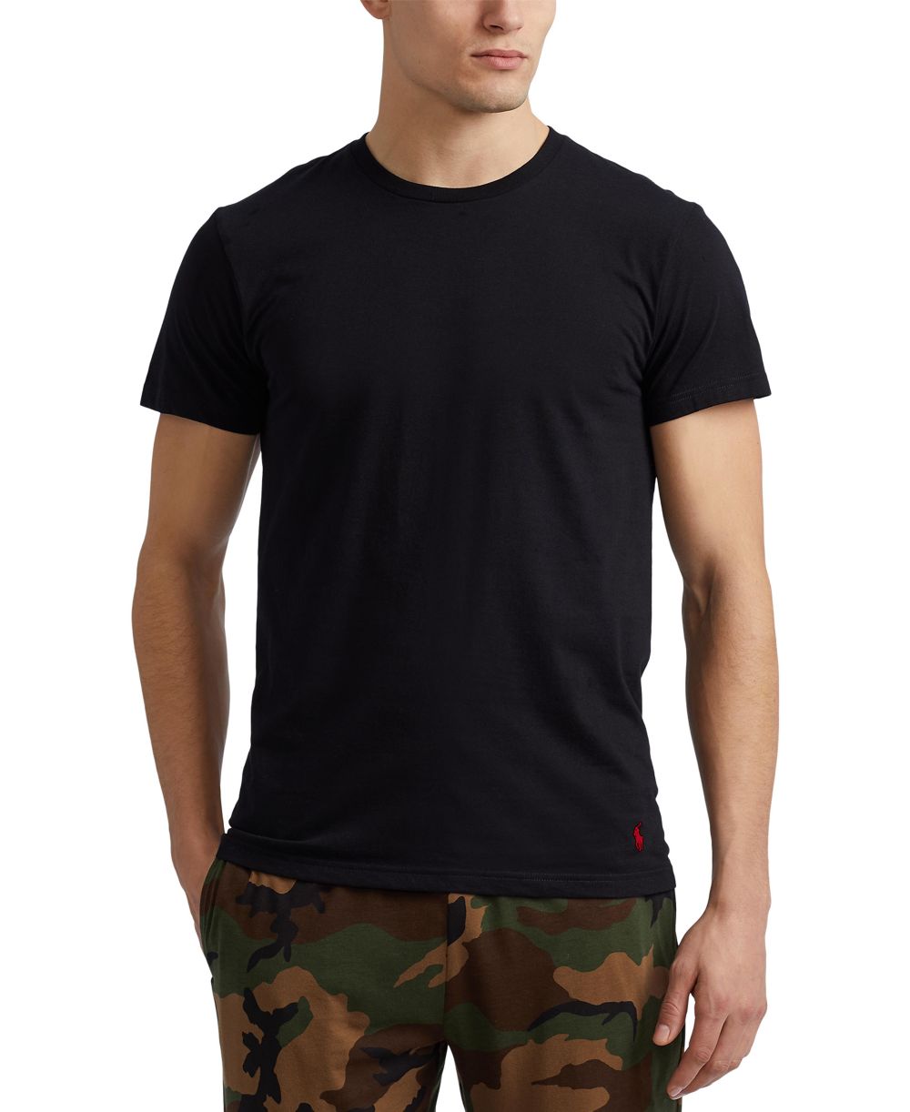 Men's 5+1 Free Bonus Pack Classic-Fit Cotton Jersey Crewneck Undershirts