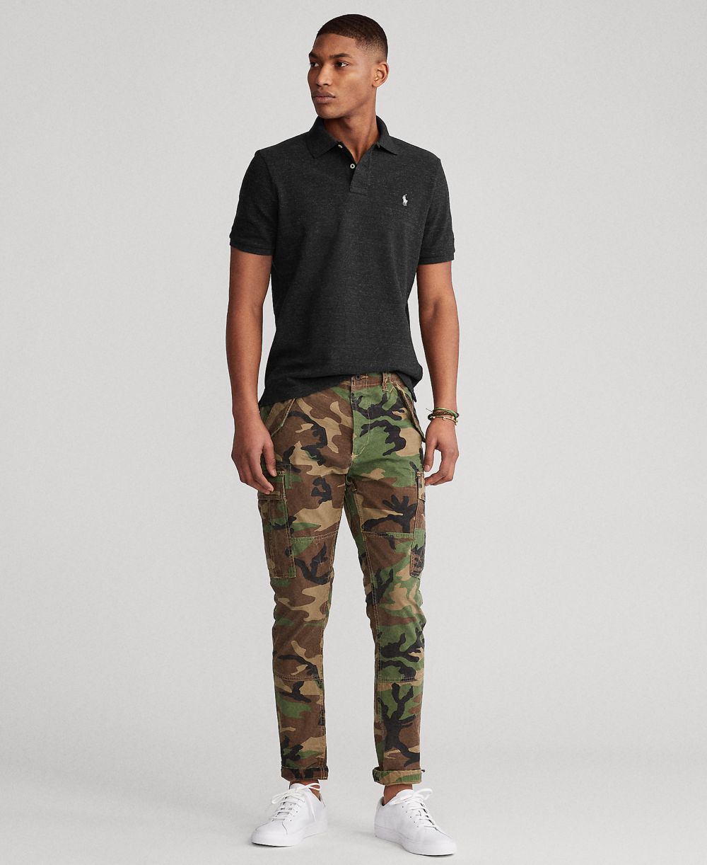 Men's Classic-Fit Mesh Polo Shirt