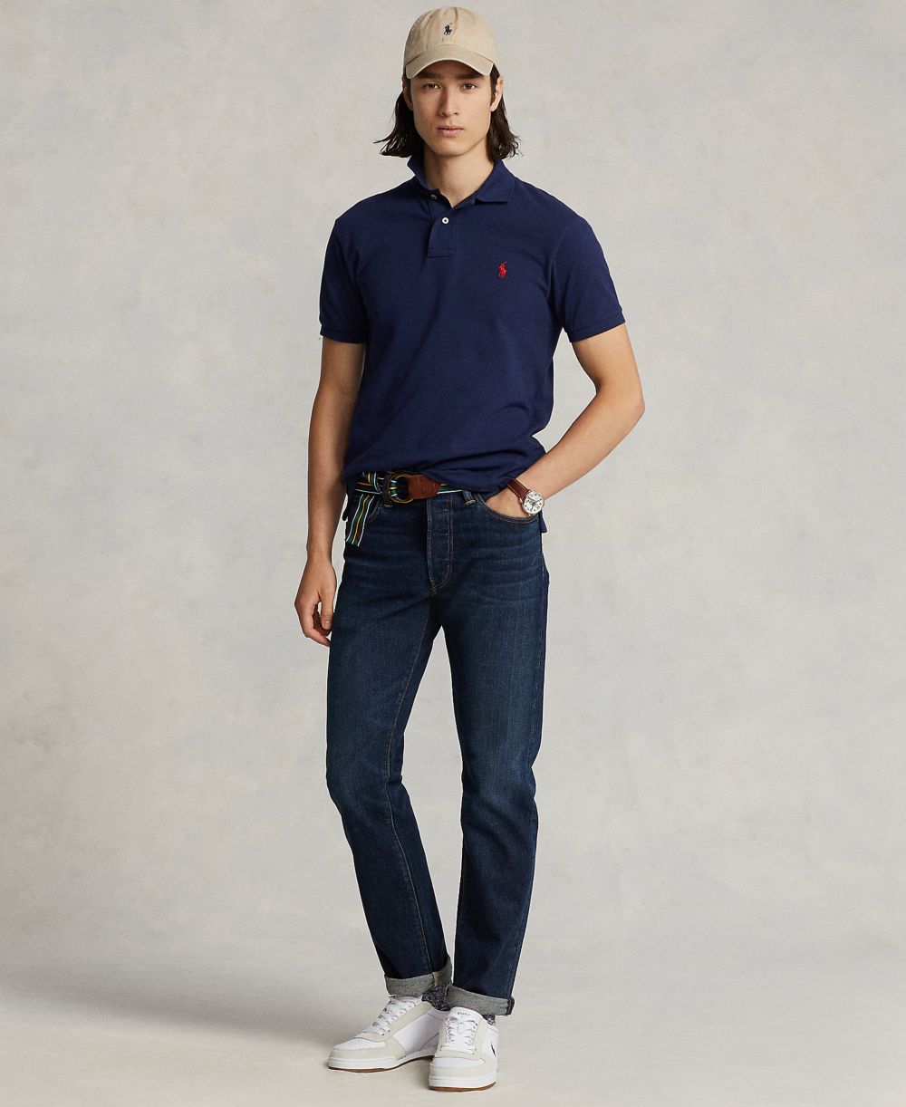 Men's Classic-Fit Mesh Polo Shirt