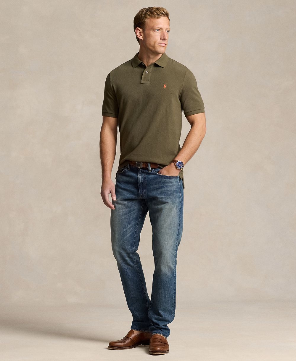 Men's Classic-Fit Mesh Polo Shirt