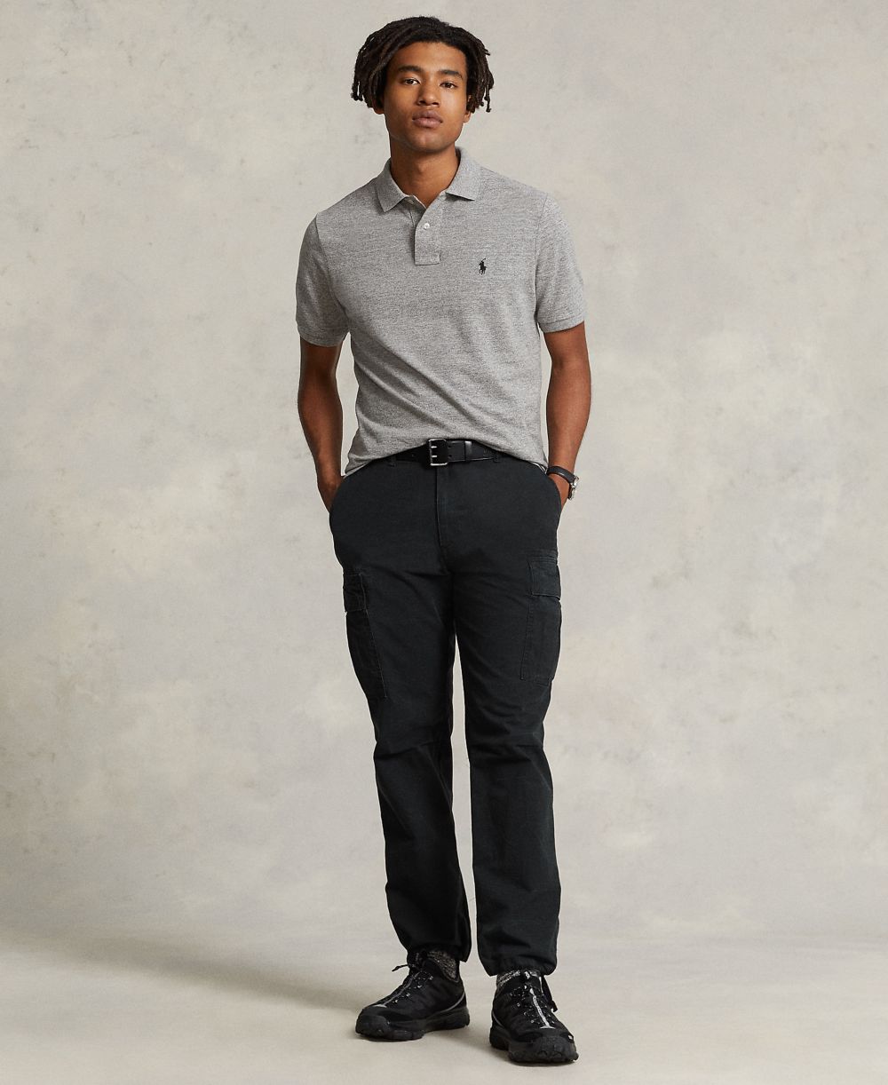 Men's Classic-Fit Mesh Polo Shirt