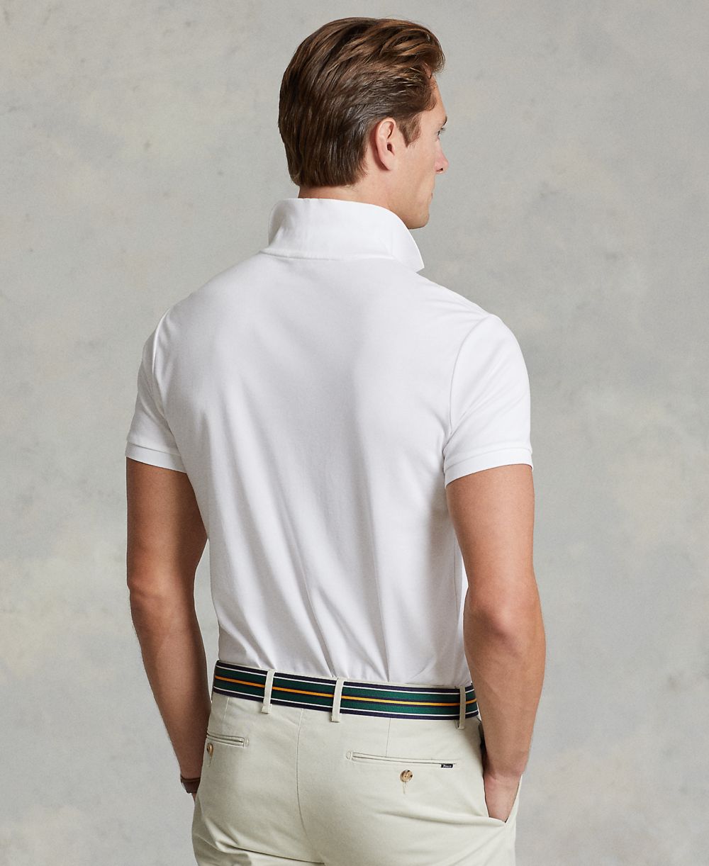 Men’s Slim-Fit Soft Cotton Polo Shirt