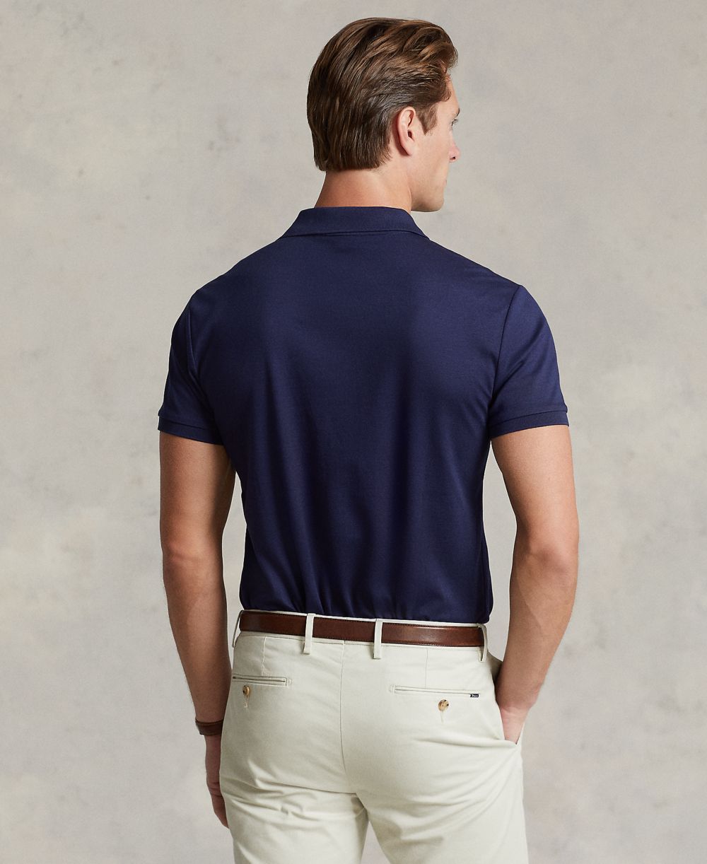 Men’s Slim-Fit Soft Cotton Polo Shirt