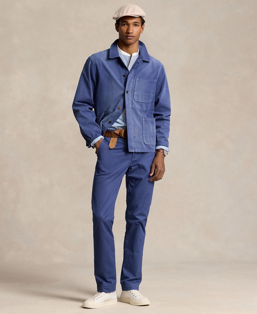Men's Straight-Fit Stretch Chino Pants