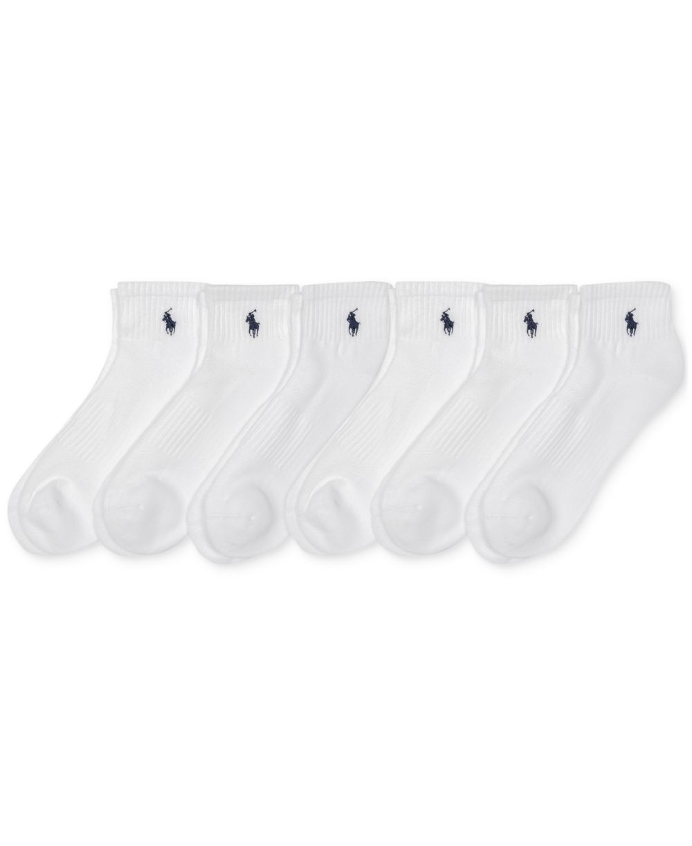 Men's 6-Pack Performance Sport Quarter Socks
