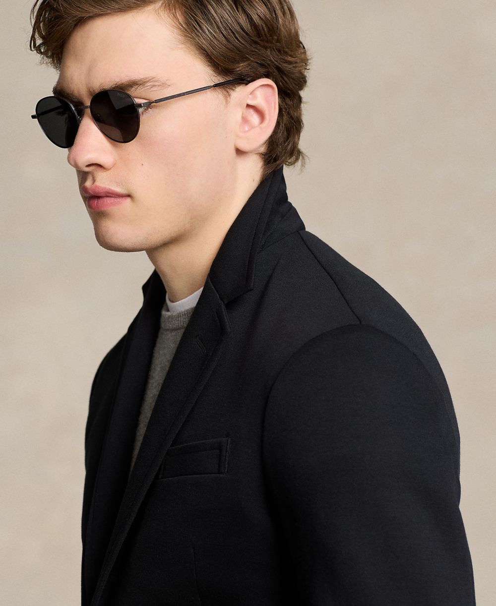 Men's Polo Soft Double-Knit Suit Jacket