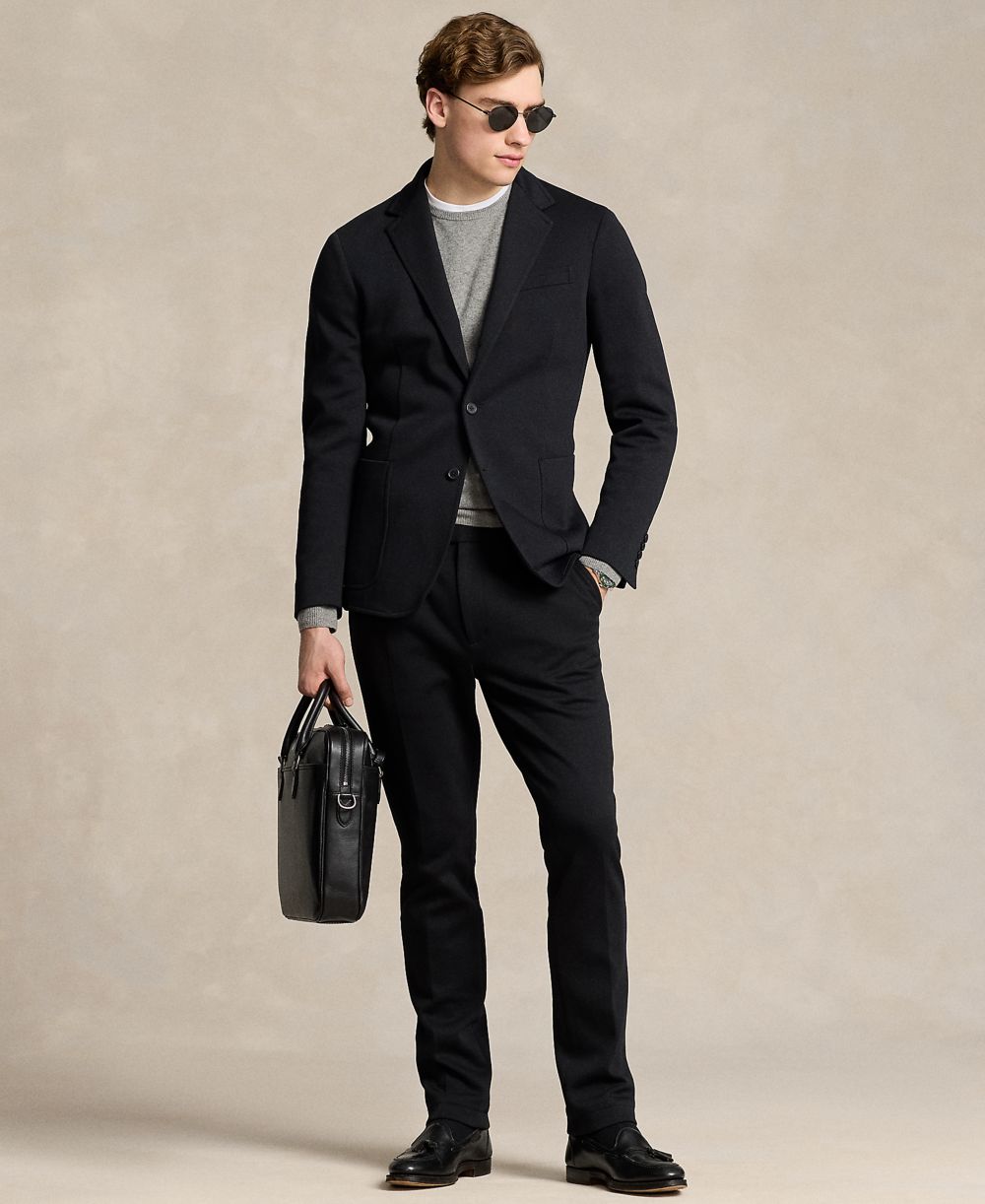Men's Polo Soft Double-Knit Suit Jacket