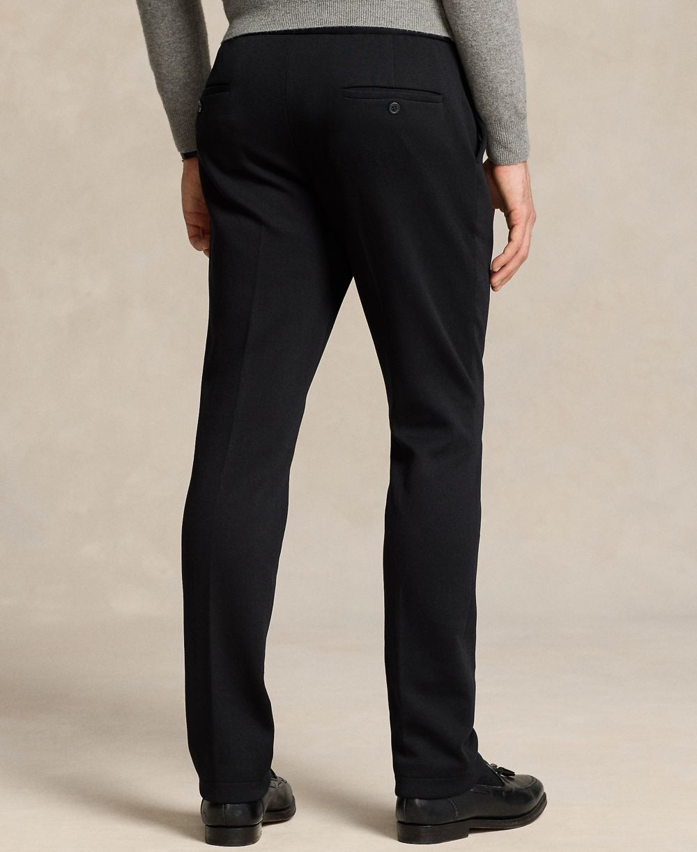 Men's Soft Double-Knit Suit Jacket & Trousers