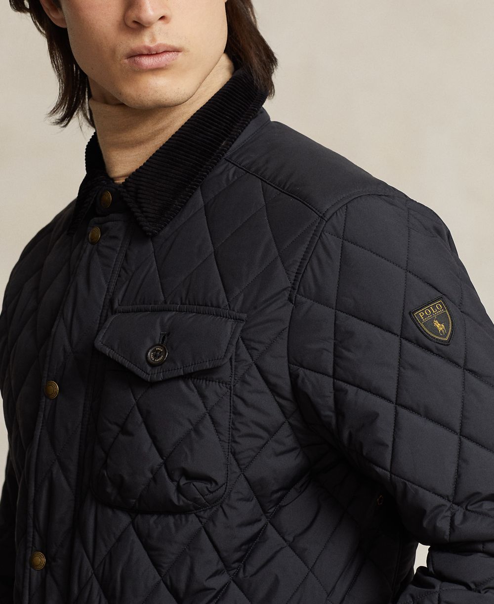 Men's Beaton Quilted Water-Repellent Full-Zip Jacket