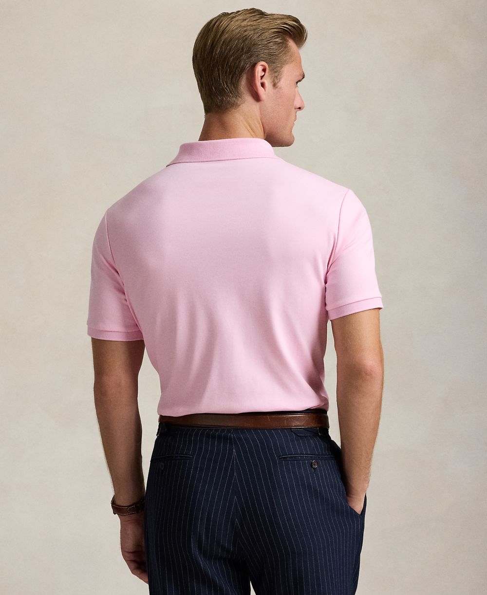 Men's Classic Fit Soft Cotton Polo Shirt