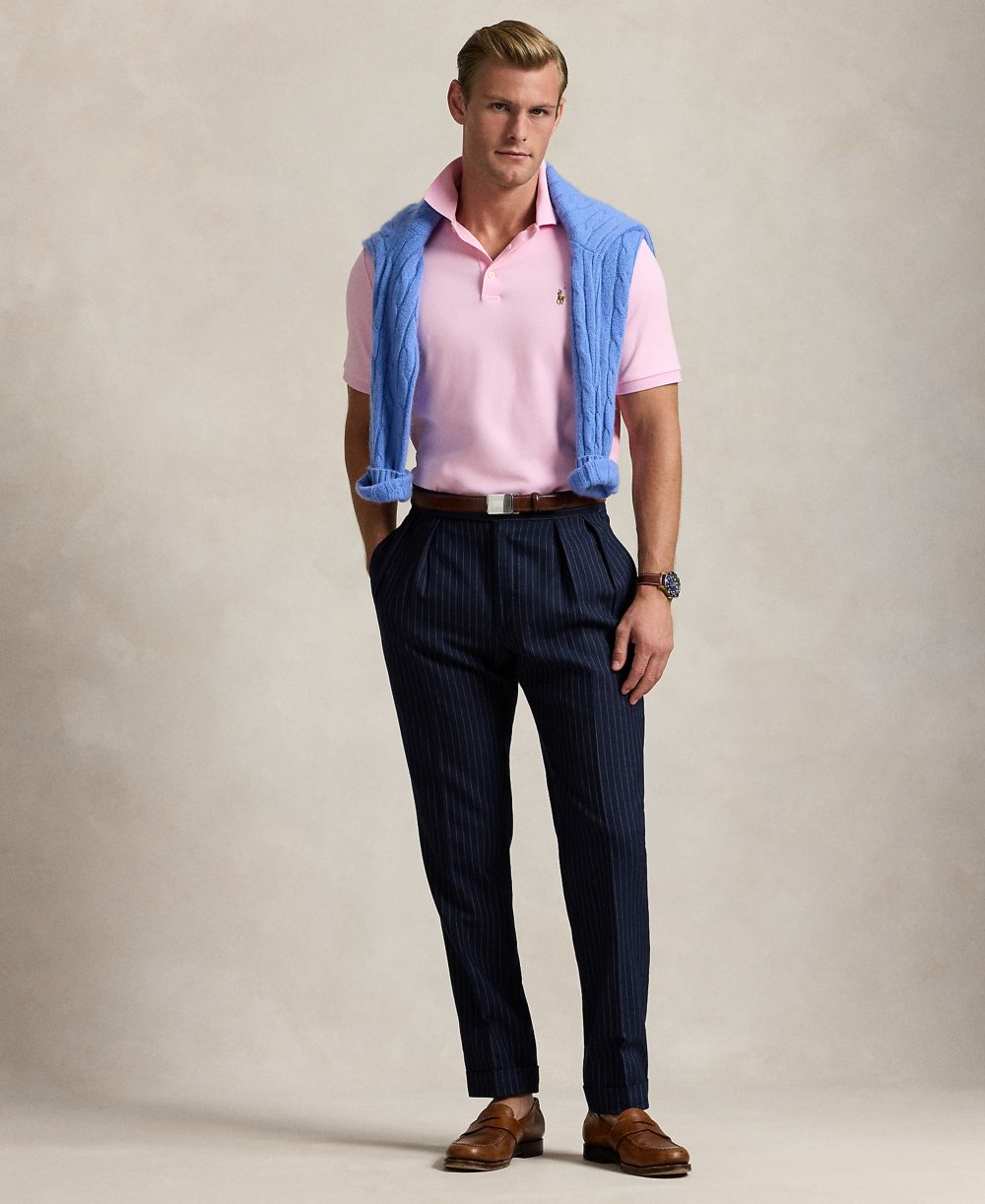 Men's Classic Fit Soft Cotton Polo Shirt