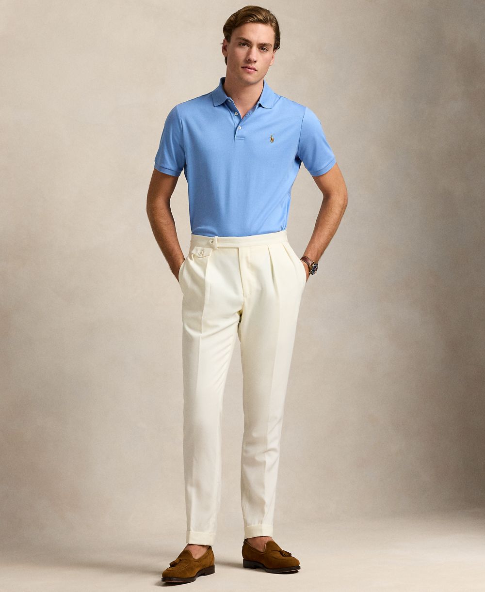 Men's Classic-Fit Soft Cotton Polo Shirt